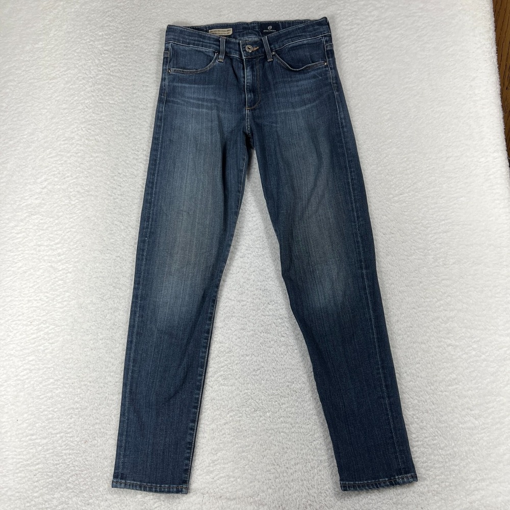 Adriano Goldschmied Denim Jeans 26R 27x27.5 Stevie High Rise Slim Ankle Stretch